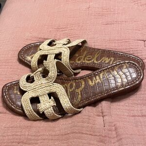 Sam Edelman Tan and Brown Sandals